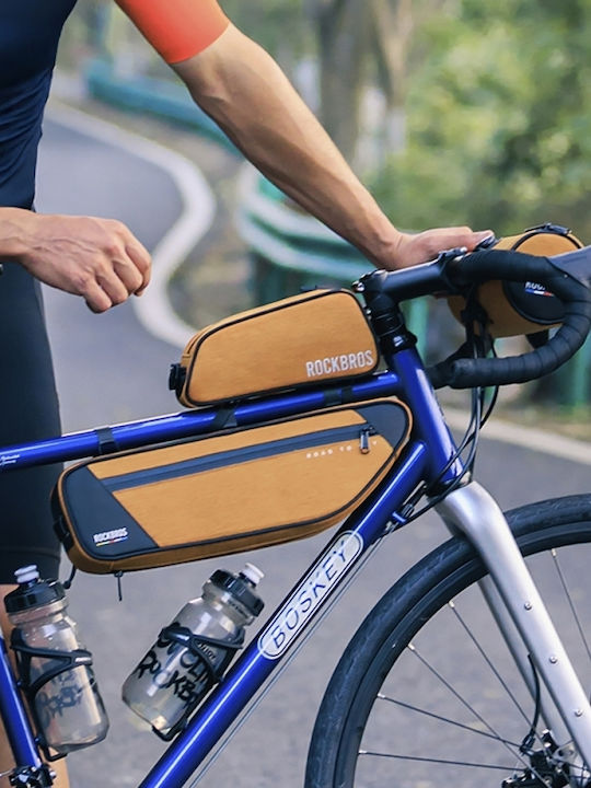 Rockbros Road To Sky Bicycle Frame Bag 2lt Orange