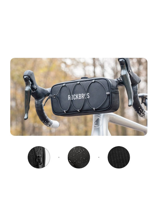 Rockbros Road To Sky Handlebar Bag Bicycle Bag 1.9L Black