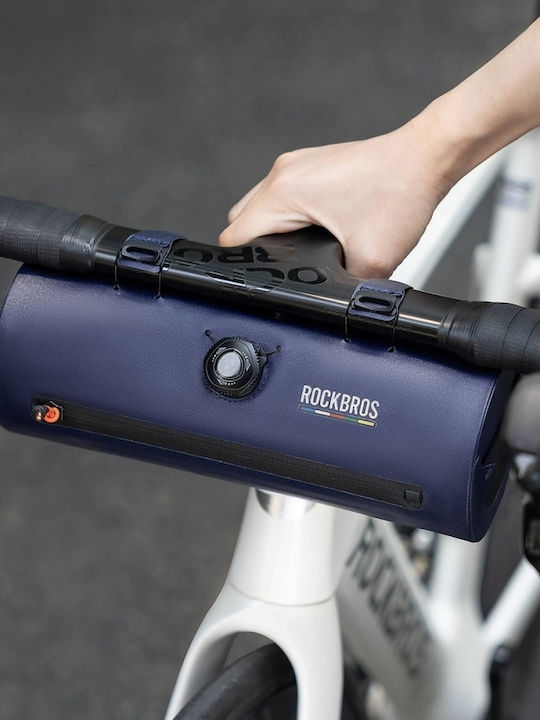 Rockbros Road To Sky Bicycle Handlebar Bag 2lt Blue