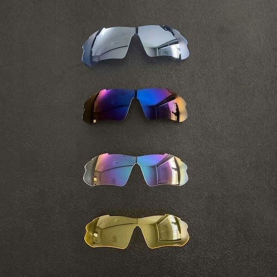 Rockbros Γυαλιά Ποδηλασίας με Μαύρο Σκελετό και Polarized / Διάφανους Φακούς