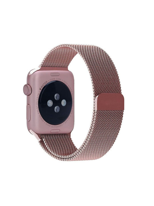 Wearable Strap Milanese Loop Pink Apple Watch 38 40 41 42mm Series 10 11
