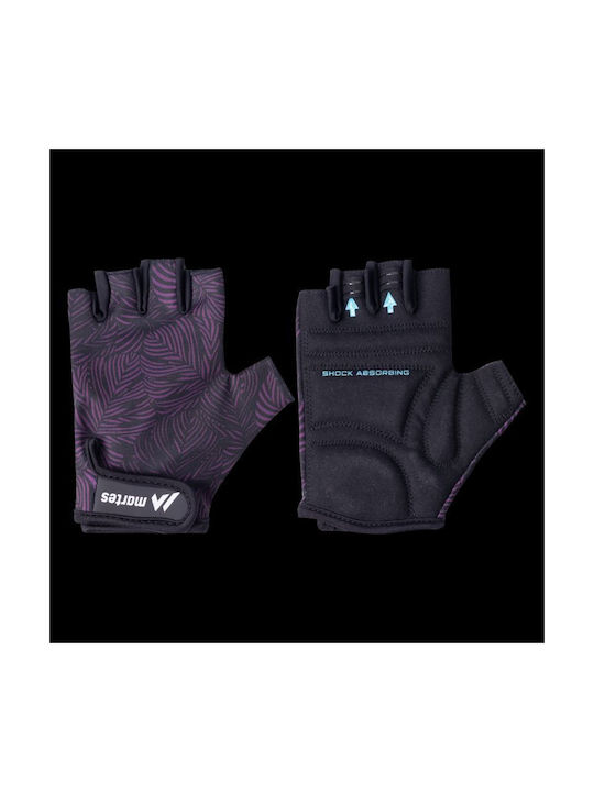 Martes Bayon 92800356849 Women's Half Finger Cycling Gloves Black