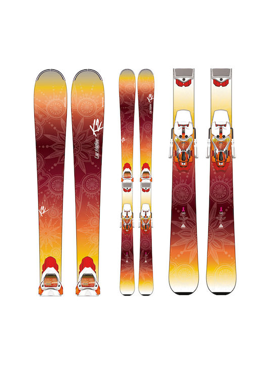 Luv Machine 74 TI Marker Erc 11.0 TC 2016 Ski Schuhe in Mehrfarbig Farbe mit Bindungen