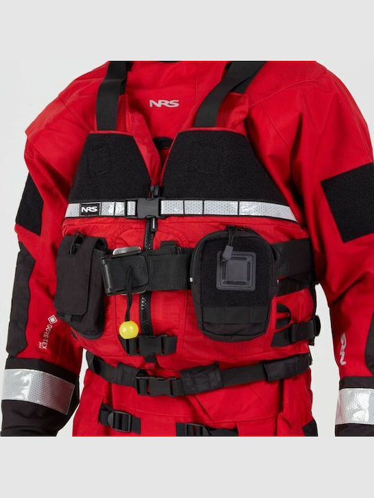 NRS Wassersport-Schwimmweste Erwachsene für Wassersportarten Rot