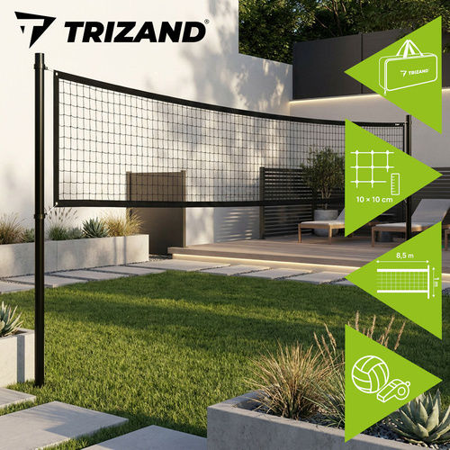 Trizand Volleyball Net 8.5x1m + Bag 19364-0