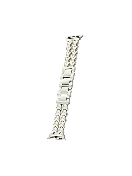 Λουράκι Love Chain Bracelet Silver Apple Watch 44 45 46 49mm