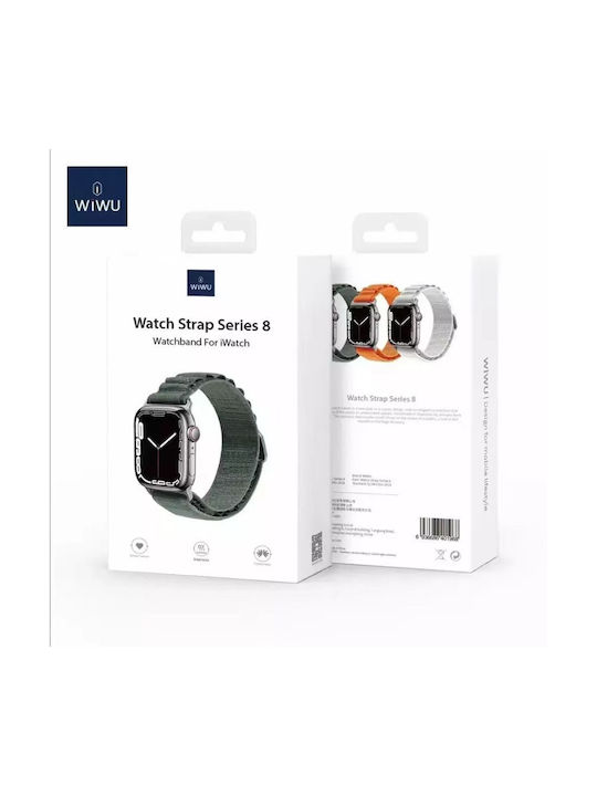Wiwu Armband Stoff Grün (Apple Watch 38/40/41/42mm)