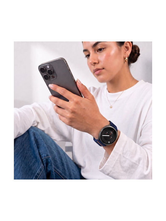 Tech-protect Nylon Clasp Samsung Galaxy Watch 8 9 Classic 40 44 46 Mm Navy Blue 5906302325740