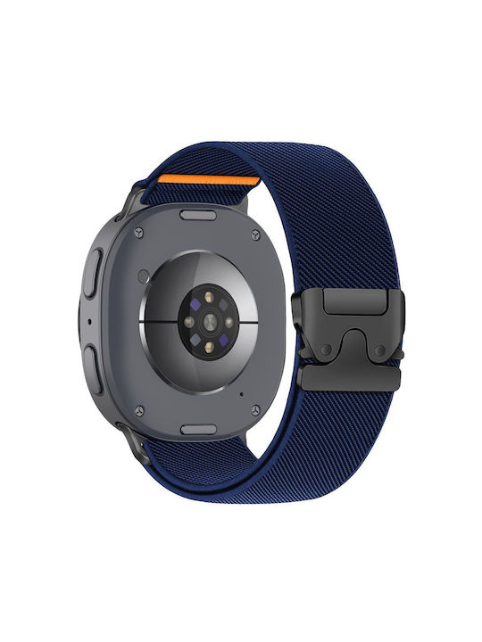 Tech-protect Nylon Clasp Samsung Galaxy Watch 8 9 Classic 40 44 46 Mm Navy Blue 5906302325740