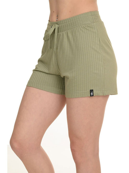 Дамско спортно шорти Khaki