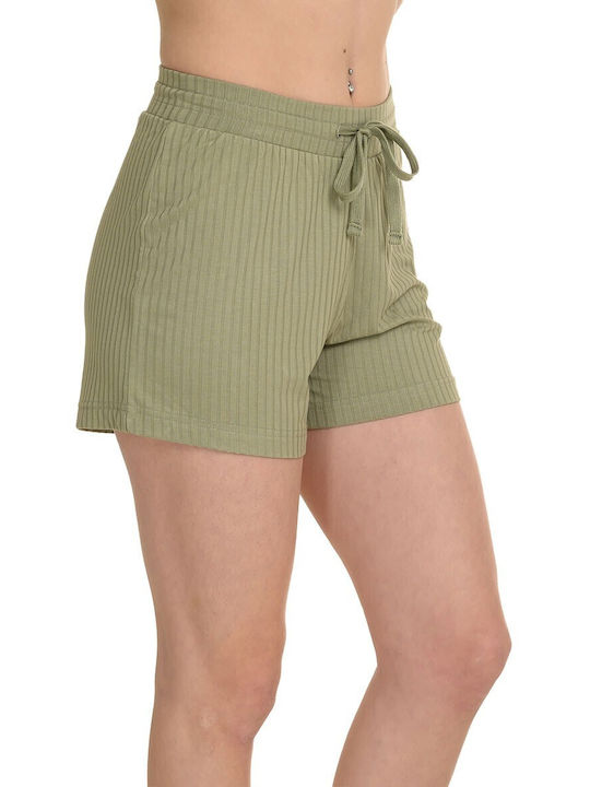 Дамско спортно шорти Khaki