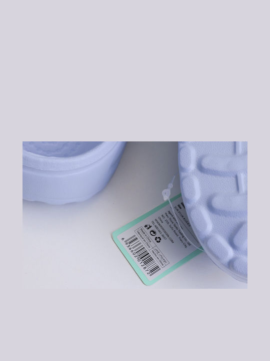 Damen Holzschuhe Blau