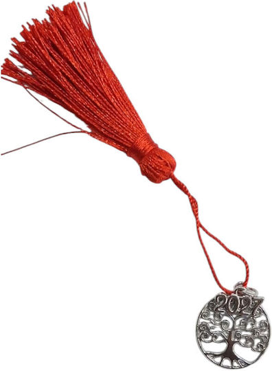 Kalliopi Silver Handmade Hanging New Year's Lucky Charm Little Silver Tree 2027 3x3cm Kalliopi Silver Handmade Hanging New Year's Lucky Charm Little Silver Tree 2027 3x3cm