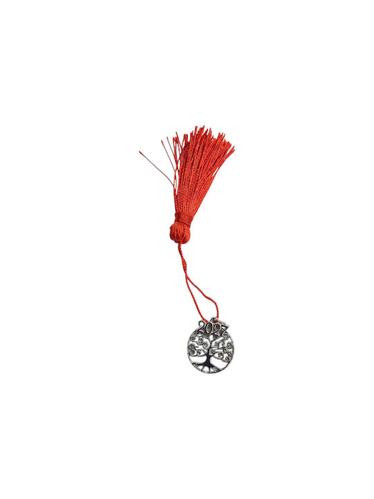 Kalliopi Silver Handmade Hanging New Year's Lucky Charm Little Silver Tree 2027 3x3cm