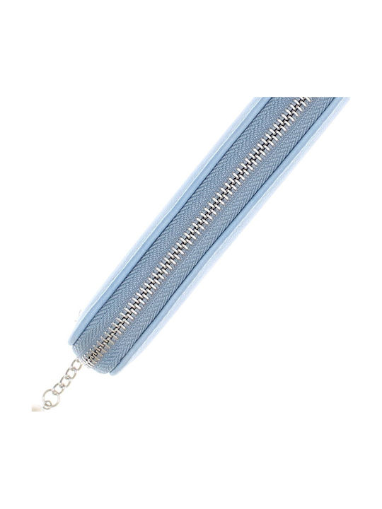 Large Women's Card Wallet Blue