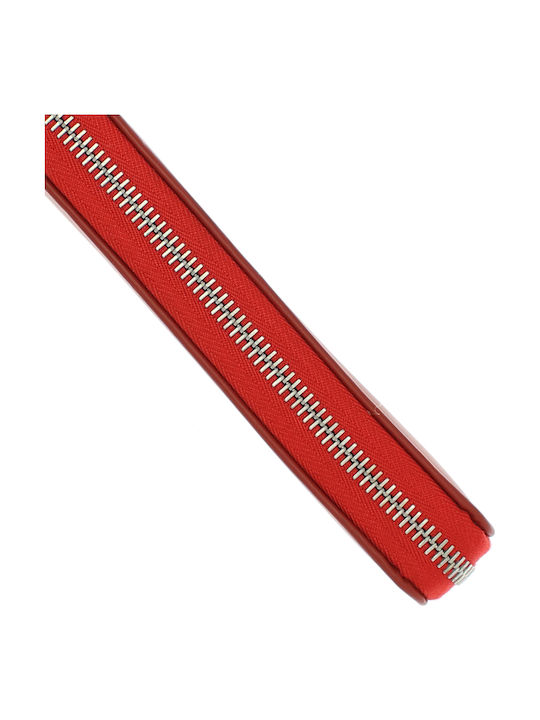 Portofel Dama Mare Din Piele Burgundy