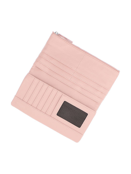 Large Women's Pink Card Wallet