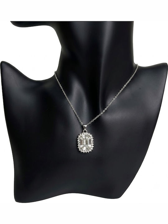 Velve Jewelry Set With Earrings & Pendant Made Of Silver