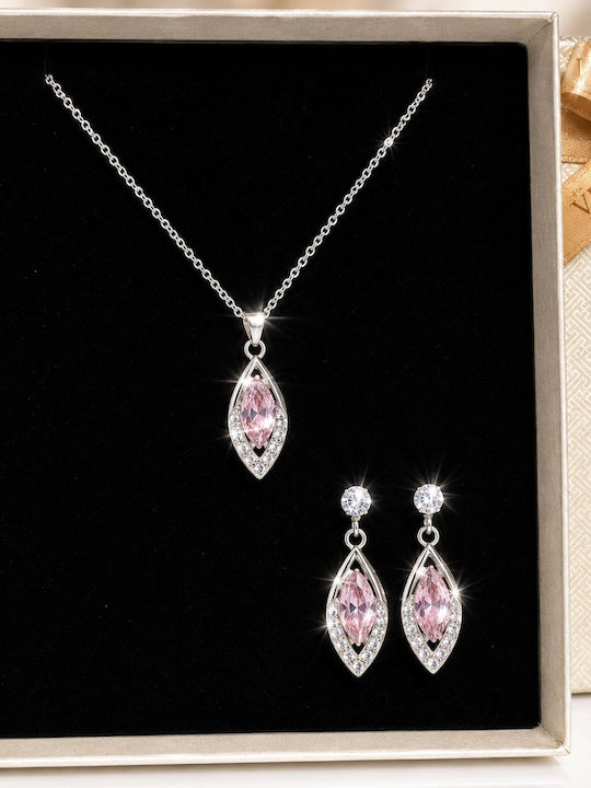 Velve Velve Schmuckset mit Ohrringen & Anhänger aus Silber