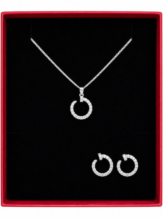 Velve Velve Schmuckset mit Ohrringen & Anhängern aus Silber