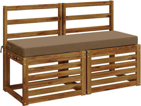 vidaXL Bench Cushion for Pallet Soest Taupe 40x110cm