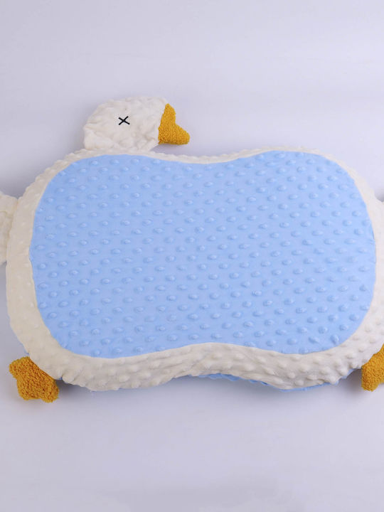 Kids Decorative Goose Blue Pillow