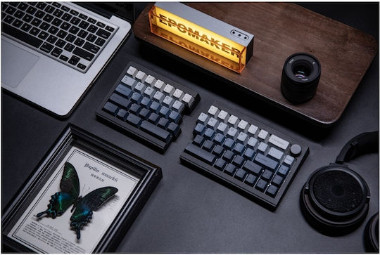 Epomaker Split 65 Безжично Гейминг Механично Клавиатура 65% с RGB Осветление International English