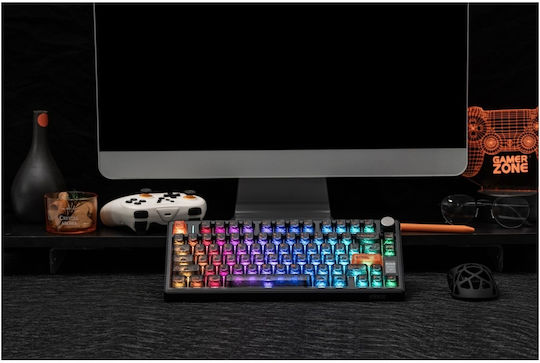 Epomaker TH80 V2 Безжично Гейминг Механично Клавиатура 75% с RGB Осветление (Английско US)