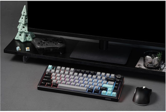 Epomaker TH80 V2 Pro Безжична Гейминг Инженеринг Клавиатура 75% с Custom управление и RGB осветление Международен английски