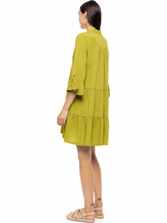 Pink Label Feminin Rochie de Plajă Yellow