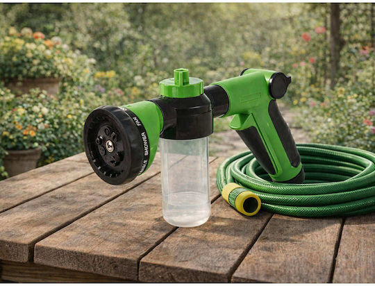 Water Gun 9 Functions Soap Container Effective Cleaning