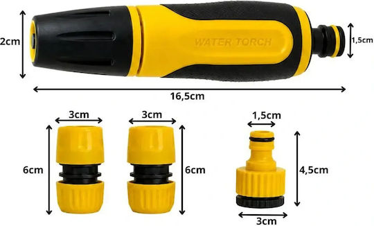 Garden Water Launcher Adjustable Flow Quick Connectors