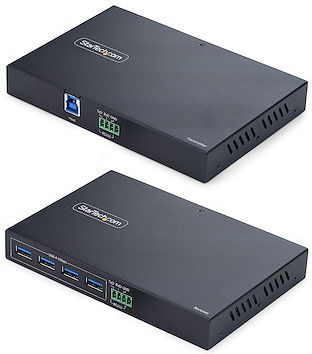 Startech Om 4-Port Usb 3.0 Extender Über Ethernet 5 Gbps Cat6a Cat7 Cat8 Poc