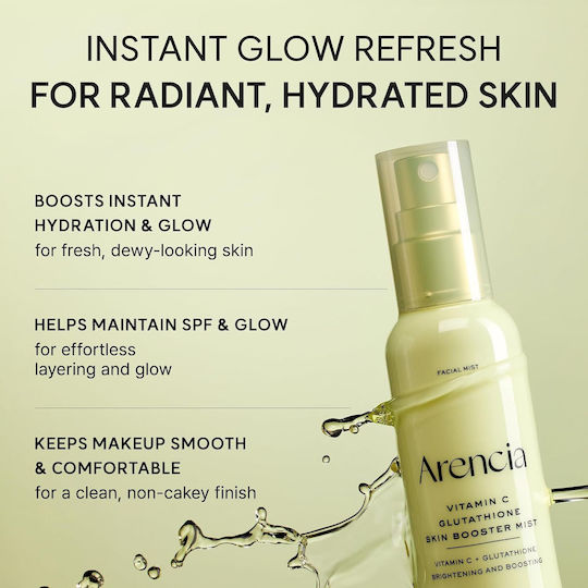 Arencia Face Mist Facial Toning with Ceramides, Vitamin C & Niacinamide 100ml