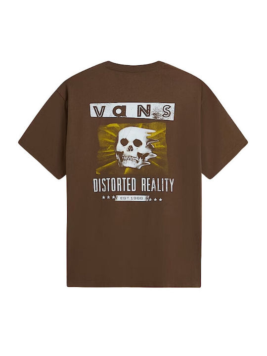 Vans Distorted T-shirt Brown
