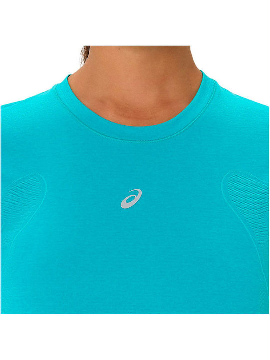 Road Seamless Ss Women's T-shirt Blu
