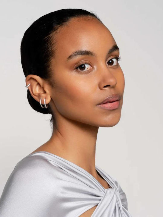 Ti Sento Silver Hoop Earrings 7958ZI