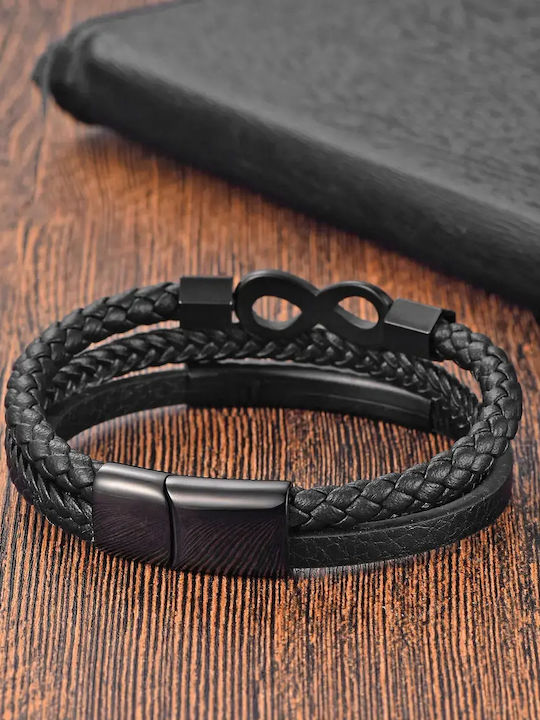 Legend Accessories Ανδρικό Βραχιόλι Δερμάτινο