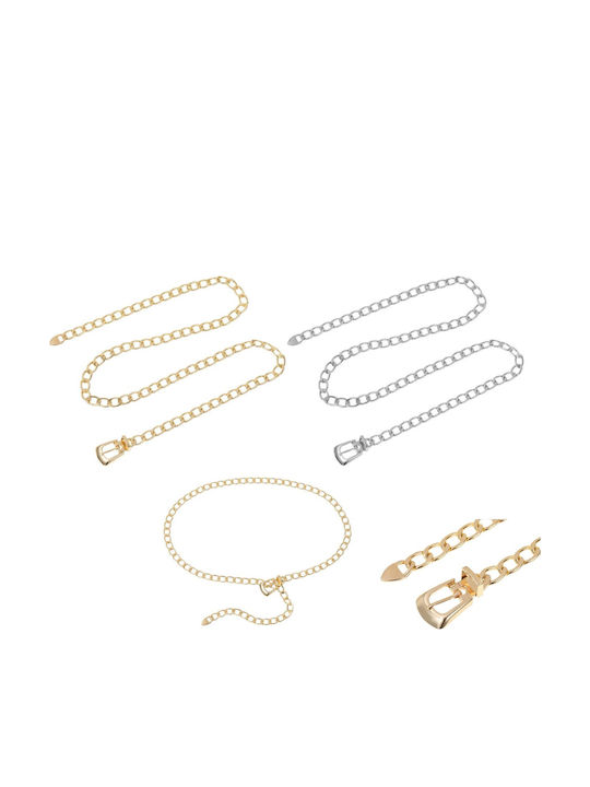 Damen Gürtel Kette Goldene