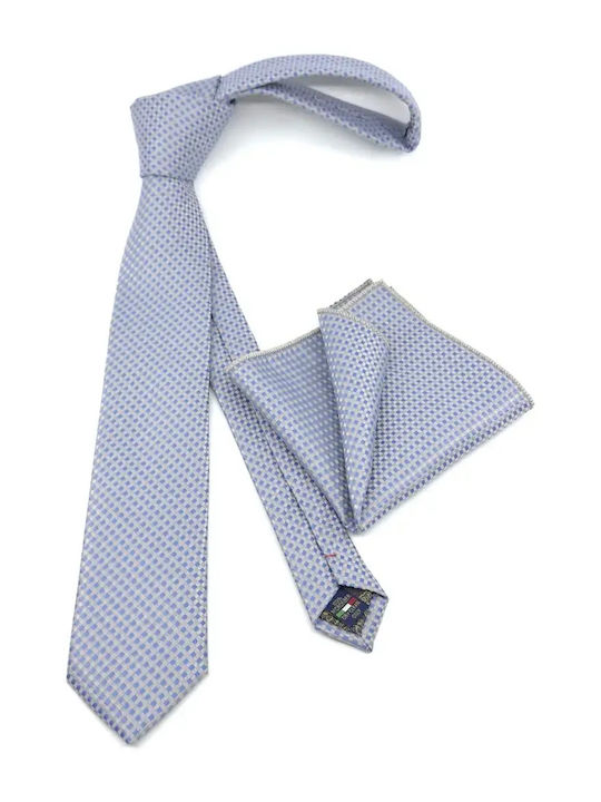 Legend Accessories Men's Tie Set Printed Light Blue Color