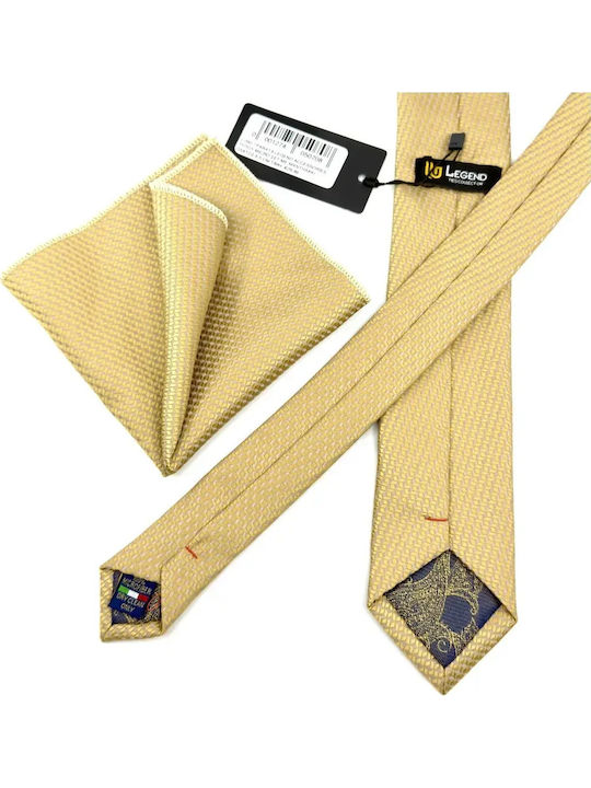 Legend Accessories Set Cravate Bărbați Tipărit În Culoare Auriu