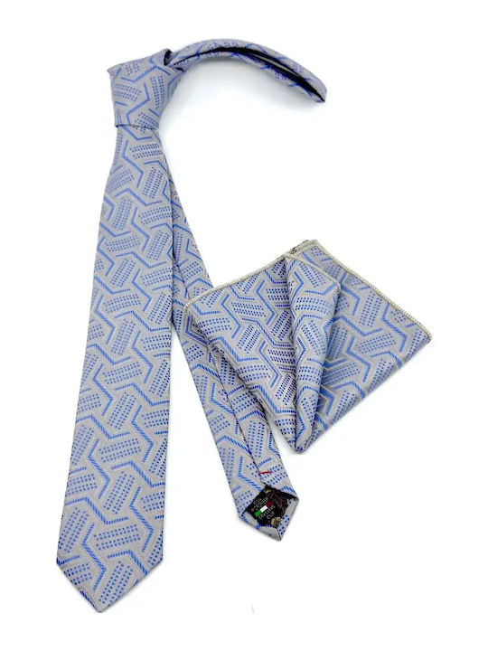 Legend Accessories Σετ Ανδρικής Γραβάτας σε Γαλάζιο Χρώμα