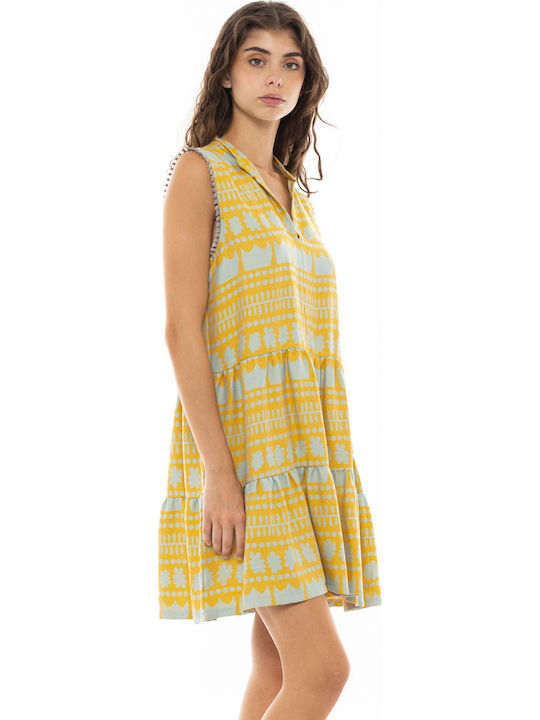 Pink Label Women's Yellow Beach Dress