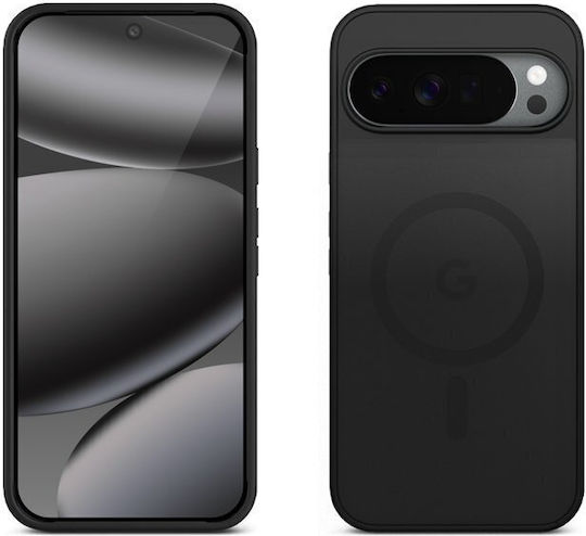 Crong Husă Telefon Hybrid Matte Magnetic Back Cover Negru (Google Pixel 10 Pro XL)