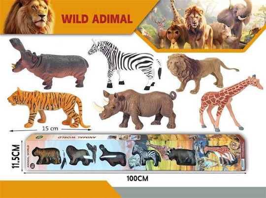 Tradesor Miniatur-Spaßspielzeug Tierfiguren 6 Stück Für 3+ Jahre