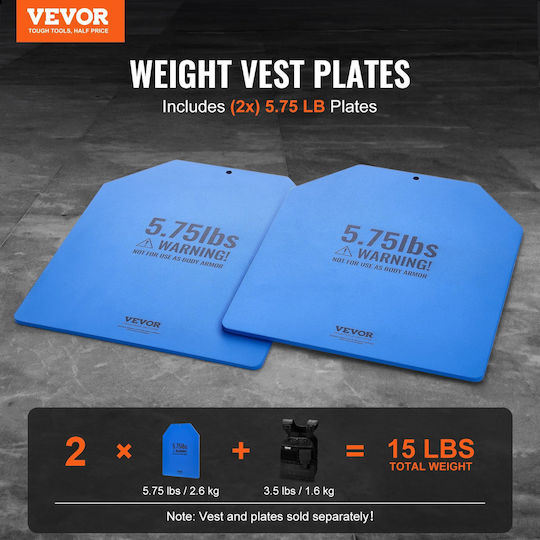 Vevor Vestă Cu Greutate 2.6kg