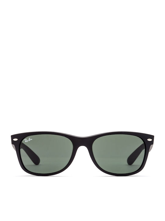 Ray Ban New Wayfarer Classic Унисекс Слънчеви Очила с Пластмасова Рамка Matte Rubber Черен/G-15 Зелен
