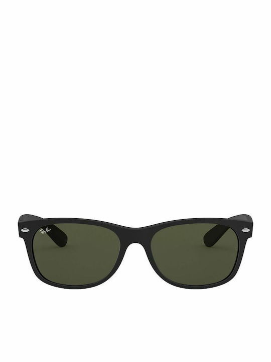 Ray Ban New Wayfarer Classic Унисекс Слънчеви Очила с Пластмасова Рамка Matte Rubber Черен/G-15 Зелен