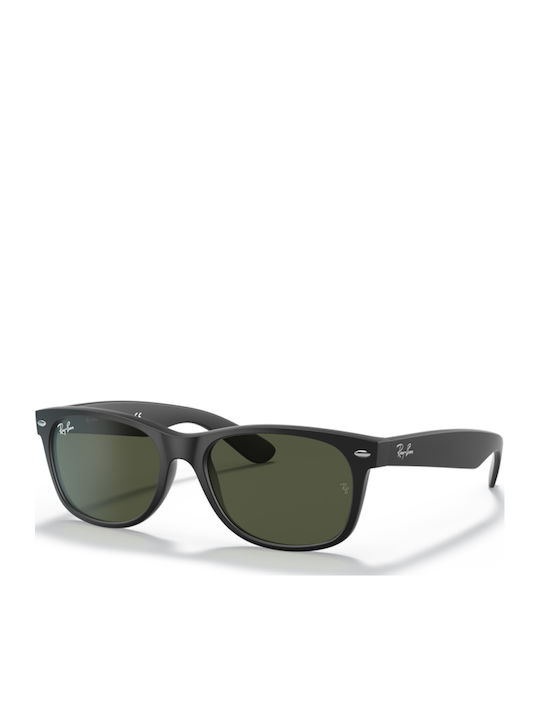 Ray Ban New Wayfarer Classic Унисекс Слънчеви Очила с Пластмасова Рамка Matte Rubber Черен/G-15 Зелен