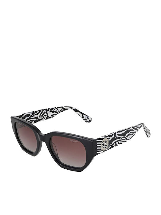 Pepe Jeans Ochelari de soare Μαύρα cu Plastic Cadru & Maro Lentilă Pepe Jeans Ochelari de soare Μαύρα cu Plastic Cadru & Maro Lentilă